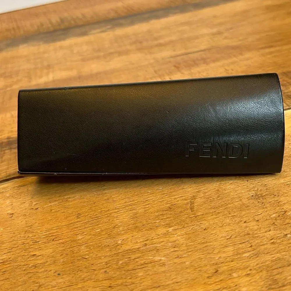 Fendi eyeglass case eyeglasses sunglasses vintage twist logo